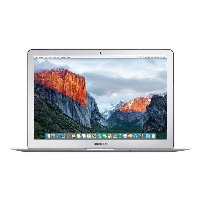 Top achat PC Portable Apple MacBook Air Core i7 2.2 GHz OS X 10.12 Sierra 8 Go RAM 512 Go stockage flash 13.3" 1440 x 900 HD Graphics 6000 Wi-Fi CTO pas cher