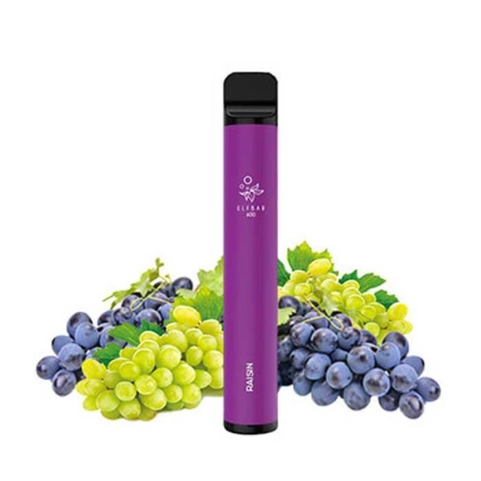 ELFBAR 2x Raisin Cigarette Électronique JETABLE 20 mg 600 PUFF Cdiscount Au quotidien