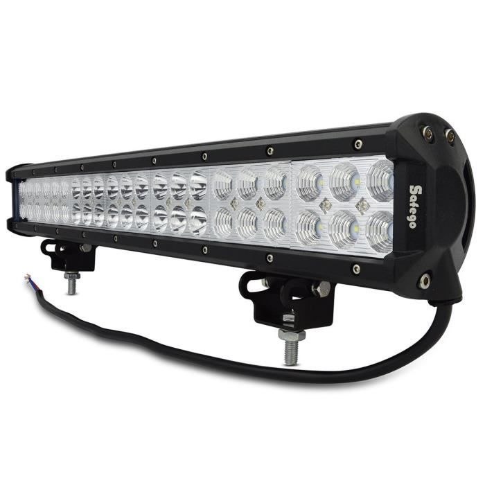 LED Barre de Travail 126W Phares Longue Portée Led Combo pour Véhicule