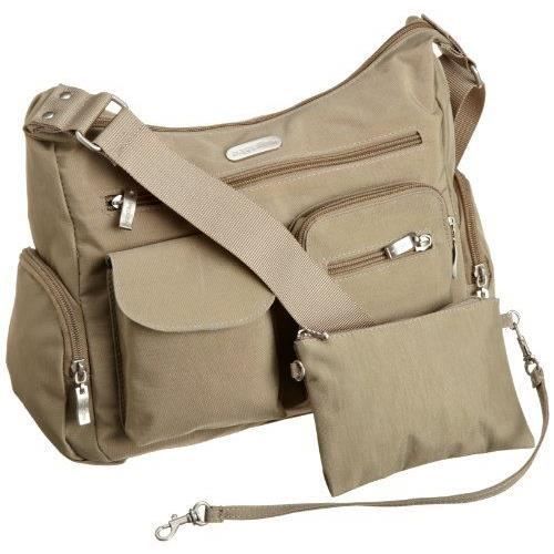 Baggallini Sac bandoulière EWY571KH Beige Cdiscount Bagagerie