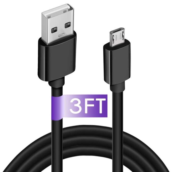 Cable de Charge USB pour Manette PS4 - Long 1 Mètre-Charge Rapide -  Cdiscount Informatique