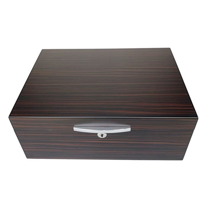 Coffret Armoire Cave A Cigares D Humidification 2 Couches Avec Hygrometre Numerique Et Humidificateur Achat Vente Etui A Cigare Armoire A Cigares Double Cdiscount
