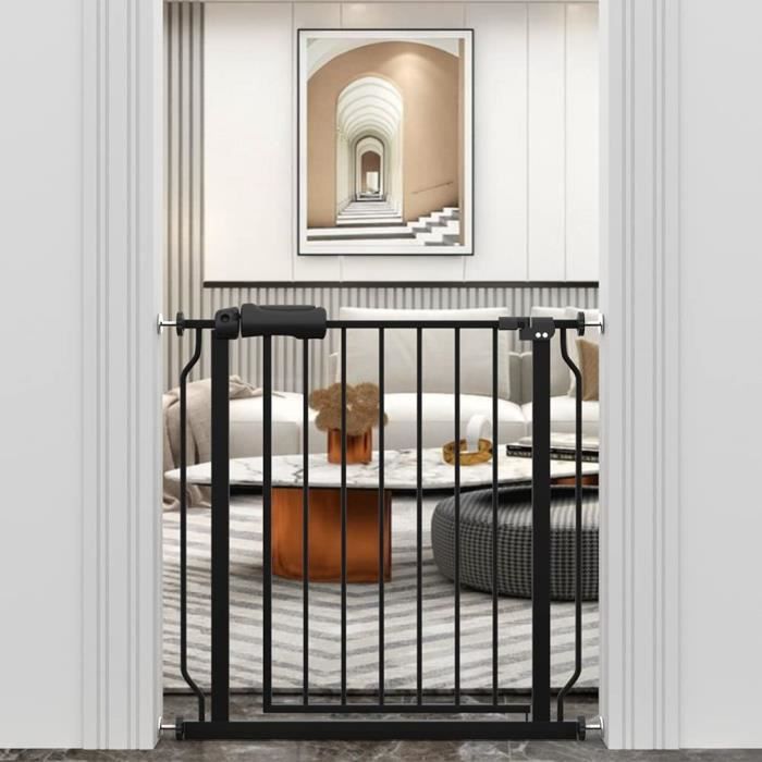 Grande Extension Métal Porte De Sécurité d'Escalier porte pour bébé extra large Bargain 