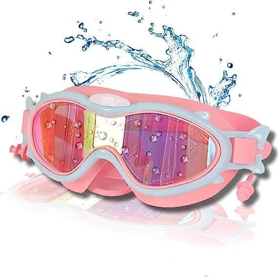 Lunettes De Natation Enfant Supertrip Avec Masque Nasal - Garçons Filles 6-14 Ans - Piscine Plage