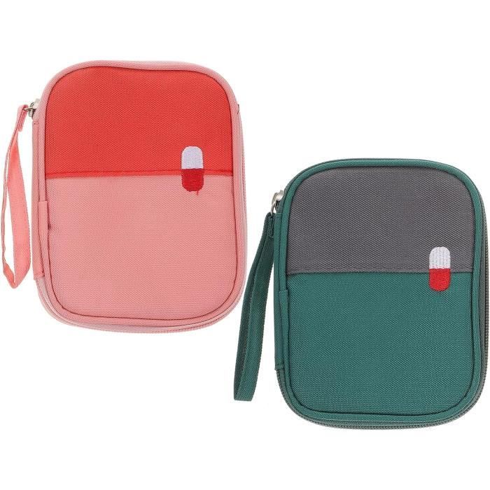 Pochette Organisateur Premiers Soins étanche - 17x12x5 Cm - Pour Médicaments, Maquillage, Voyage - Portable
