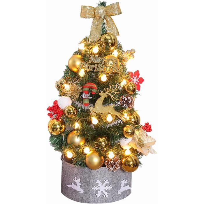petit sapin de noel lumineux de table