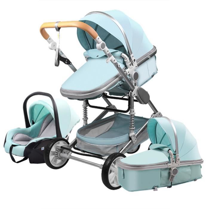 Poussette Bebe Bleue Poussette Bebe Pliable A Double Usage Poussette Bebe 0 36 Mois Prix Pas Cher Cdiscount