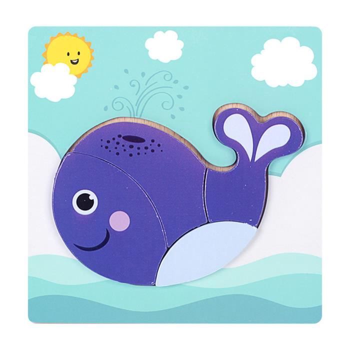 Developpement Jouets Pour Bebe Puzzle En Bois 3d Dessin Anime Apprentissage Jouet Educatif Pour Enfants Tb1860 Cdiscount Jeux Jouets