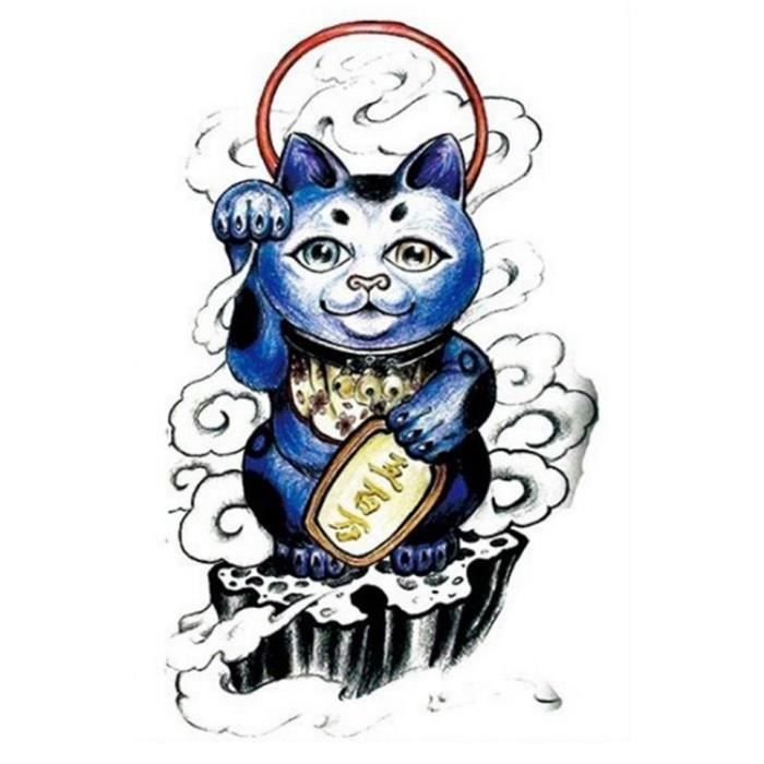 Tatouage Ephemere Asiatique Statut Chat Achat Vente Tatoo Bijou De Corps Tatouage Ephemere Asiatique Cdiscount