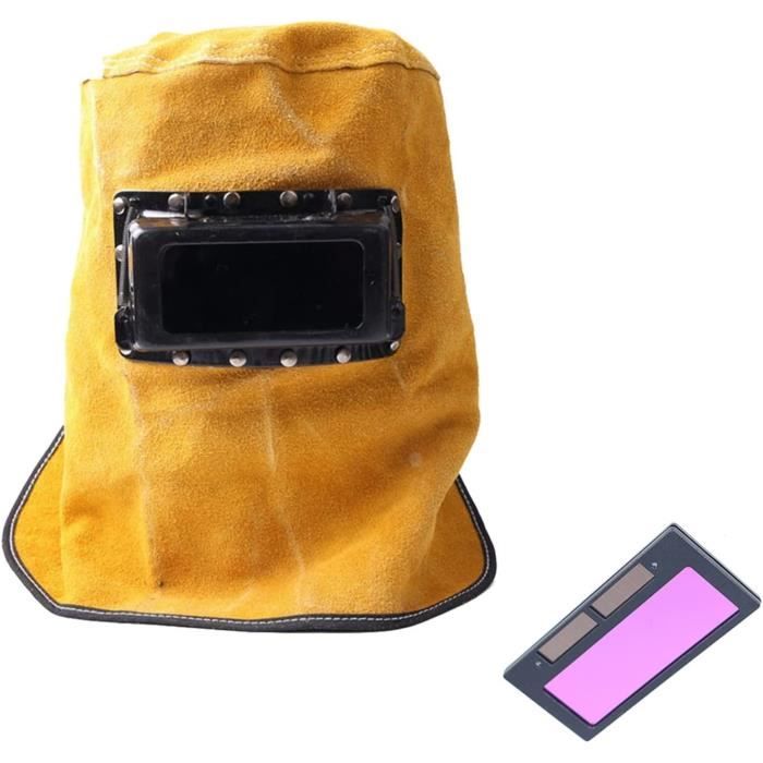 Masque De Protection En Cuir Pour Soudure/isolation Thermique - Neuf Sous Emballage - Fabriqué En Chine