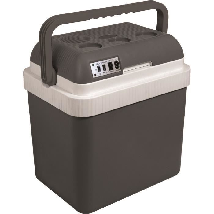 bandouli/ère Inclus Bleu Gris Homcom Glaci/ère thermo/électrique Portable Froid Chaud 2 en 1 capacit/é 7,5 L Prise alume-Cigare