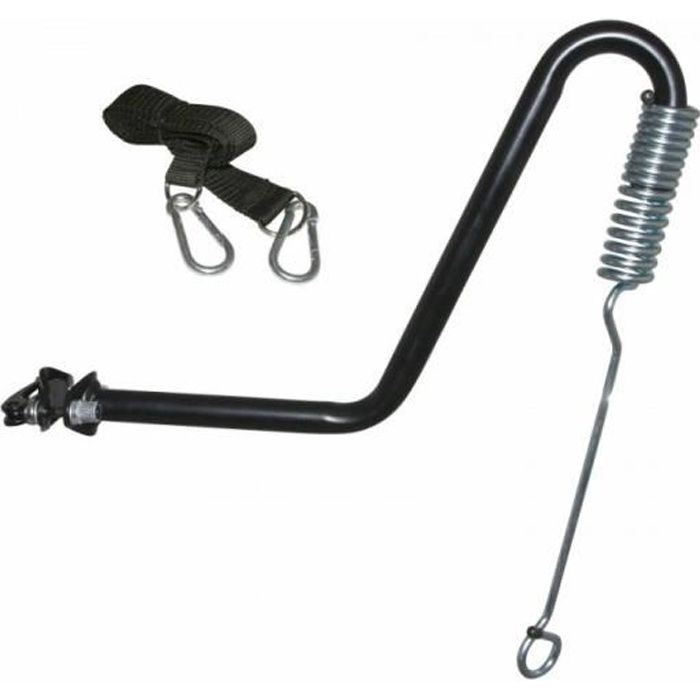 Canne pour vélo - p2r - Dog - Fixation sur cadre - Noir - Adulte - Mixte