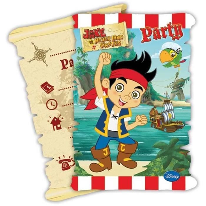 Invitations Anniversaire Jake Et Les Pirates X6 Pirates Achat Vente Faire Part Invitation Invitations Anniversaire Ja Cdiscount Invitations Anniversaire Jake Et Les Pirates X6 Pirates Achat Vente Faire Part Invitation Invitations Anniversaire Ja Cdiscount