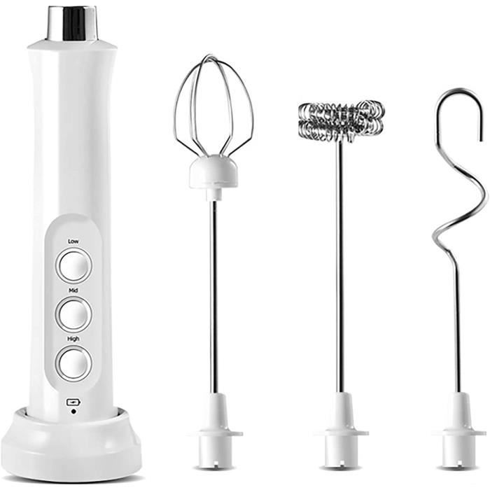 Mousseur À Lait Pour Café, Mélangeur Électrique Multi-Usages, Mélangeur