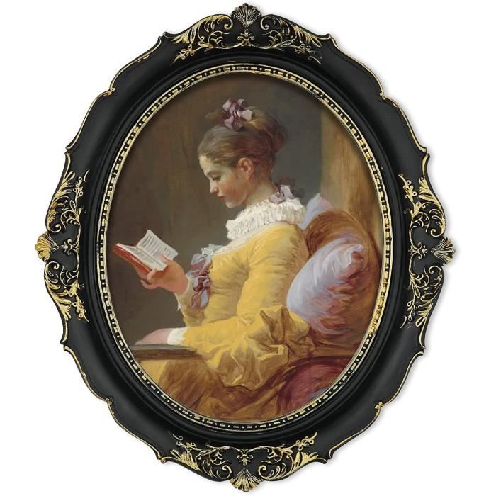 Lot De 2 Cadres Photo 8x10 Pouces Style Vintage Or - Avec Verre Véritable, Pour Mur Ou Table