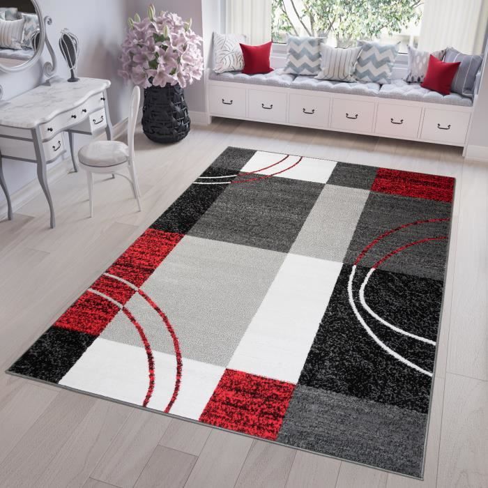 Tapiso Fire Tapis De Salon Chambre Ado Moderne Geometrique Rouge Noir Gris Ecru Fin 200 X 300 Cm Achat Vente Tapis Soldes Sur Cdiscount Des Le 20 Janvier Cdiscount