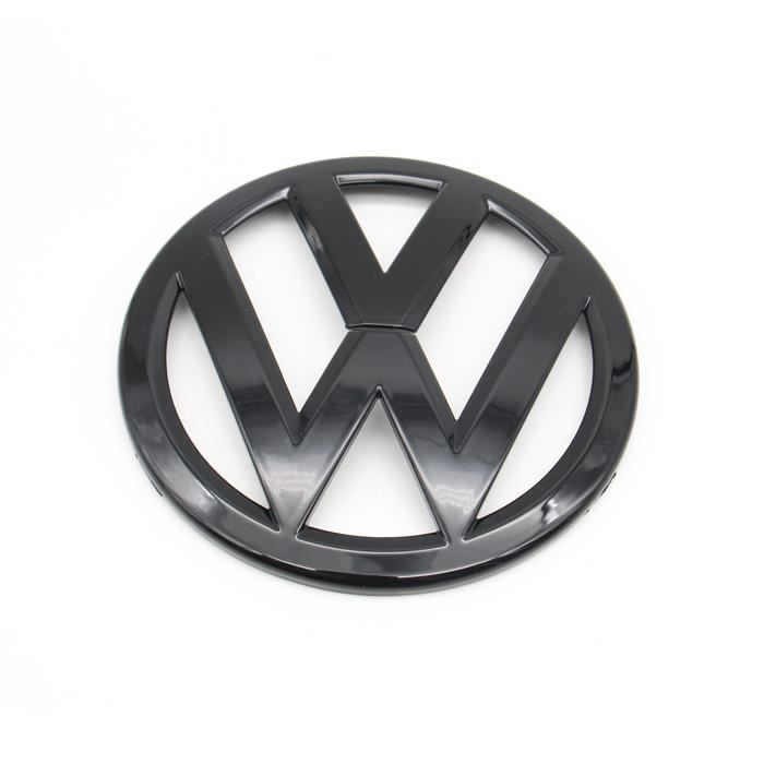 1pc Insigne logo emblème avant grill noir brillant pour Volkswagen VW golf 4 IV