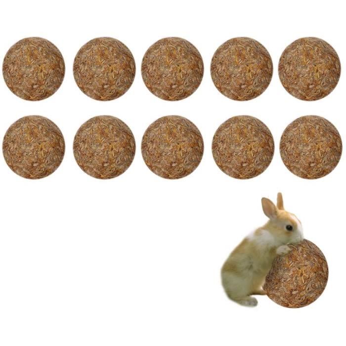 10pcs lapin traite le foin de cochon dinde balle avec ...