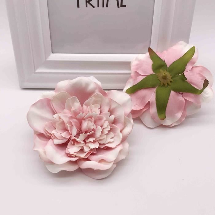 5 Charms Fleurs De Pivoine En Alliage Pour DIY - Pour Créer Broches, épingles à Cheveux, Bijoux - Accessoire Antique Fait Main