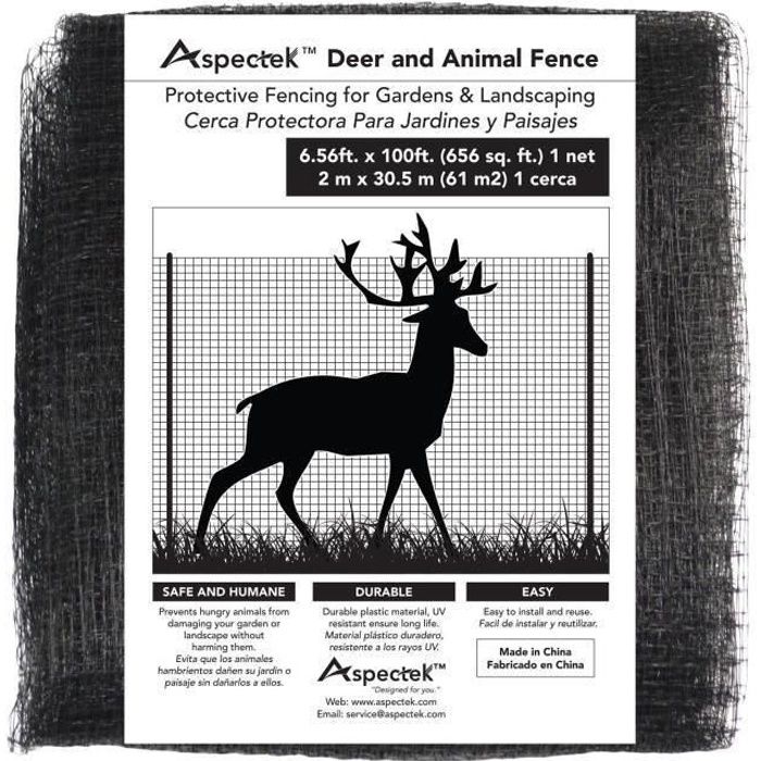 Filet Protection Jardin 2 X 30m-Filet Cloture pour Protéger Jardin et Arbres des Animaux (noir) LBQ29