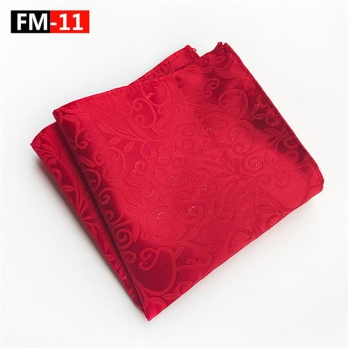 Mouchoir de sales poche rouge