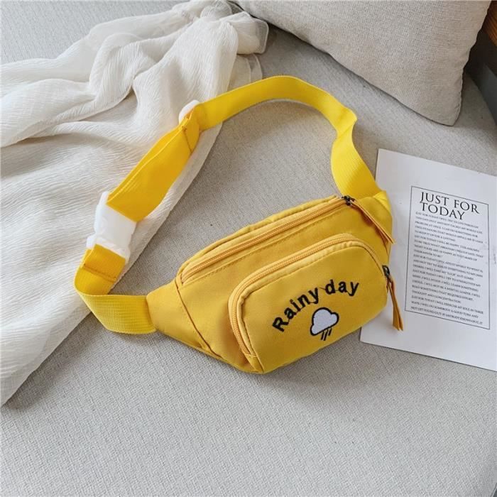 Sac bandouli re Sac banane pour enfants mini sacoche jaune la