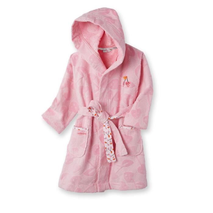 Peignoir De Bain Fille Escapade Kawaii 6 8 Ans 100 Coton