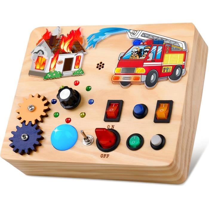 DAITY Busy Board Jouet Montessori Bébé 1-5 Ans - Jeux Planche DAITY Busy Board Jouet Montessori Bébé 1-5 Ans - Jeux Planche