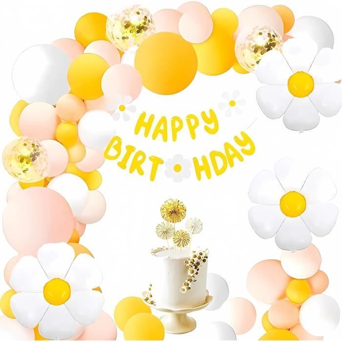 Décoration Anniversaire Enfant Fille, 54 Pièces Kit Anniversaire Ballon
