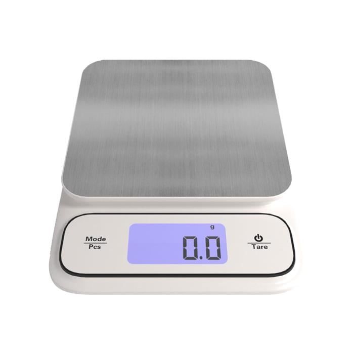 IPX67 & Rechargeable] Balance De Cuisine Entièrement Étanche, Diyife 10kg 0.1g Balance Alimentaire Précision, 10 Unités Et Fonctions De Tare, PCS, Écran LCD Rétroéclairé, AUTO-OFF, Batteries & Usb-C