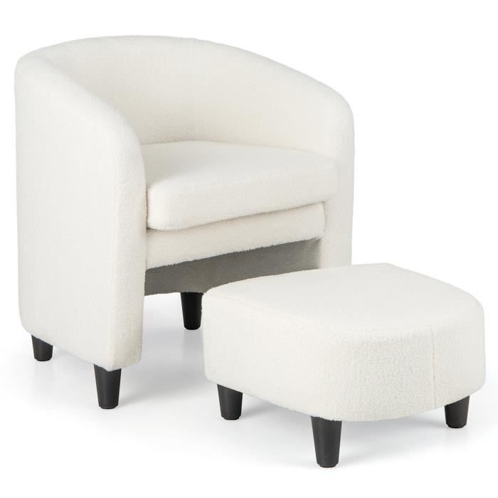 Tabouret De Coiffeuse Rembourré En Velours Gris COSTWAY - 40x40 Cm, Pieds Métalliques