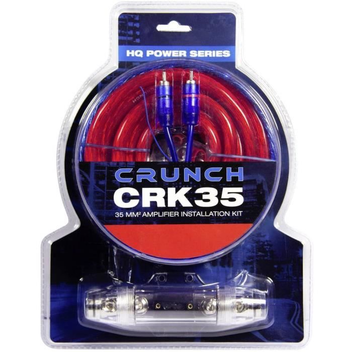 Crunch CRK35 Set de connexion pour ampli HiFi auto 35 mm²