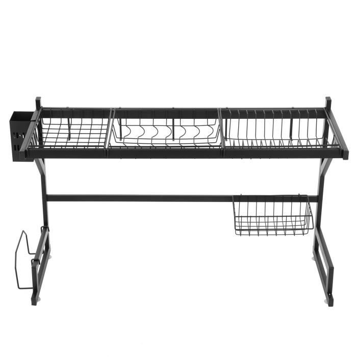 Porte-ustensiles De Cuisine En Inox Avec égouttoir - 17x11 Cm, Trous De Drainage, Rangement Comptoir
