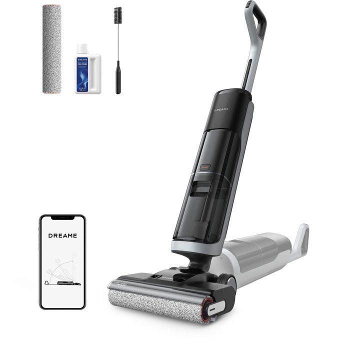 DREAME H14 Pro TangleCut - Aspirateur Laveur sans fil - 18 kPa - Design Plat 180° - Nettoyage de la Brosse 60°C - Séchage silencieux