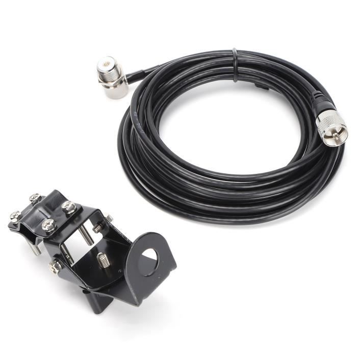 Antenne Marine VHF HYS - 156-163 MHz, Câble 5m - Pour Bateaux, Yachts, Camping-cars Et Camions