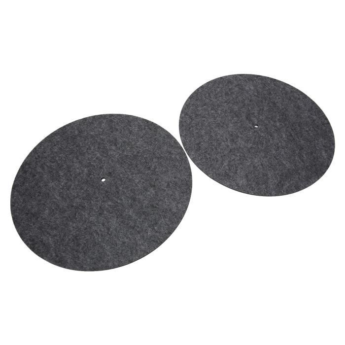 Slipmat Feutre Anti-statique 7.3mm - Pour Platine Vinyle Audiophile