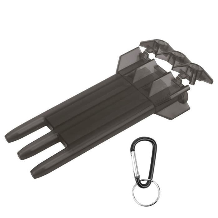 Boîte De Rangement Pour Fléchettes En Polycarbonate – Solide, 15.5x5x2.1cm, Pour 3 Fléchettes Et Accessoires, Protecteur De Voyage