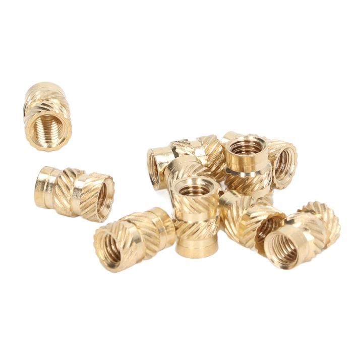 Lot De 20 Inserts Filetés En Laiton Pour Impression 3D - Filetage 1/4-20 - Écrous à Chaud