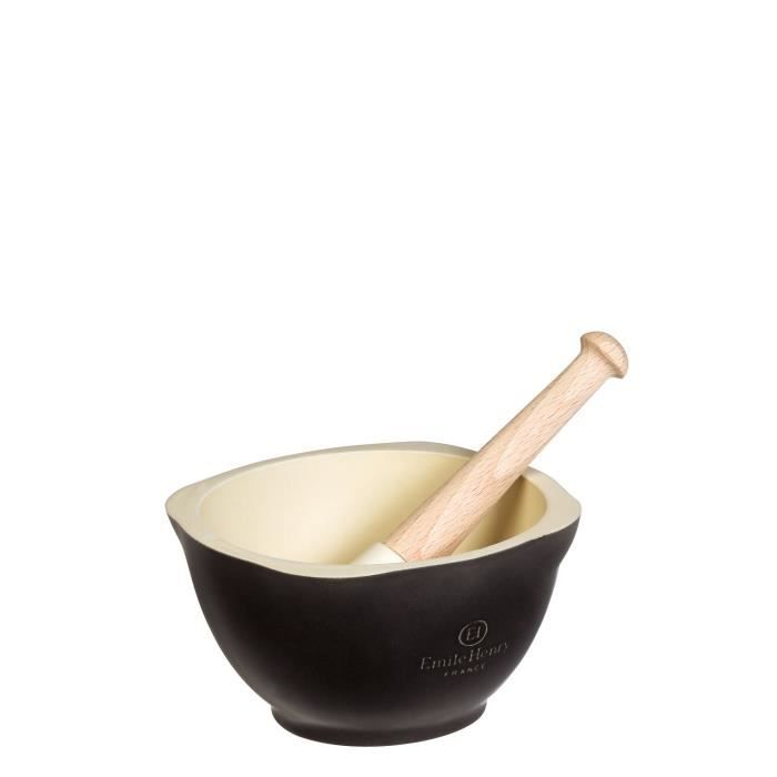 Emile Henry Eh020225 Beurrier Céramique Beige Argile 16,5 X 11,5 X 7,5 cm