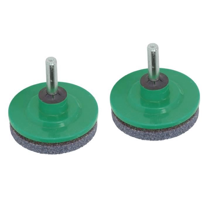 Affûteur Pour Lame De Tondeuse - Lot De 4 Pierres à Aiguiser, Compatible Perceuse, Pour Jardin