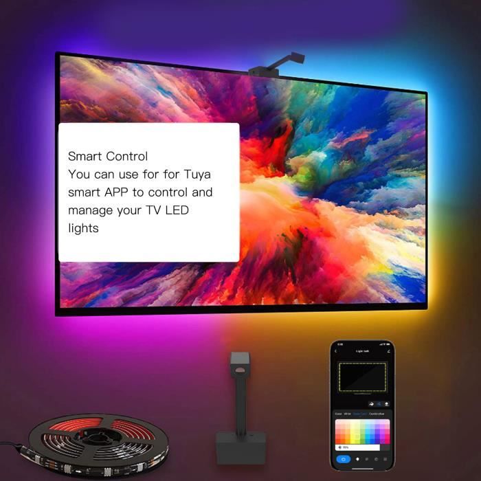 ROM Bandes Lumineuses Tv Led Rgb Control Wifi Camera 1080P 5565In ...
