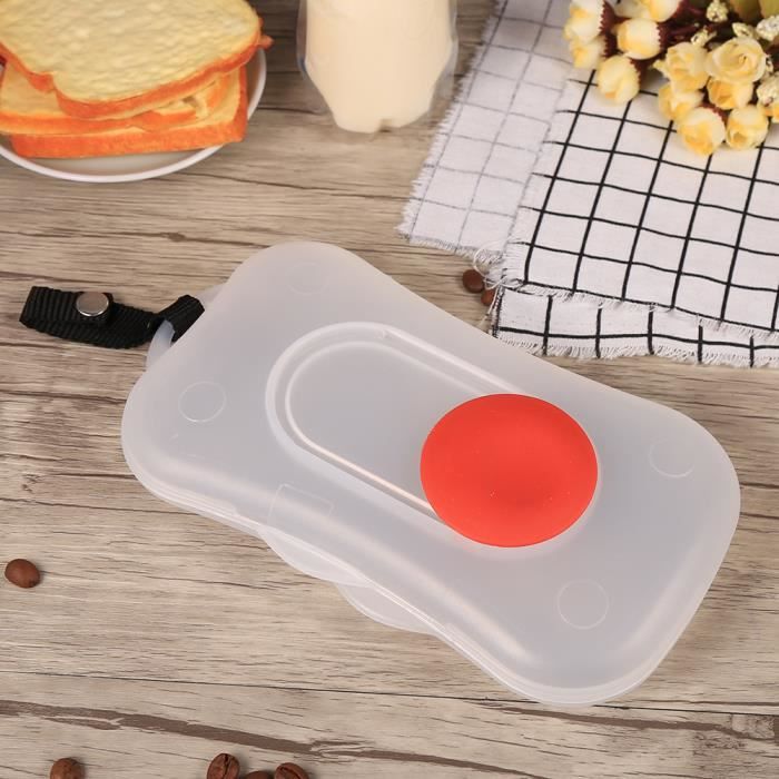 Lot De 5 Boîtes Voyage Réutilisables Pour Lingettes Humides - Distributeurs Bébé Pratiques