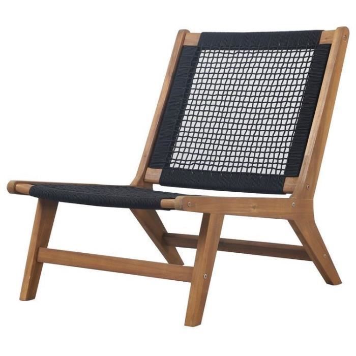 fauteuil de jardin tavarua bois acacia fsc 60 x 81 x 72 cm