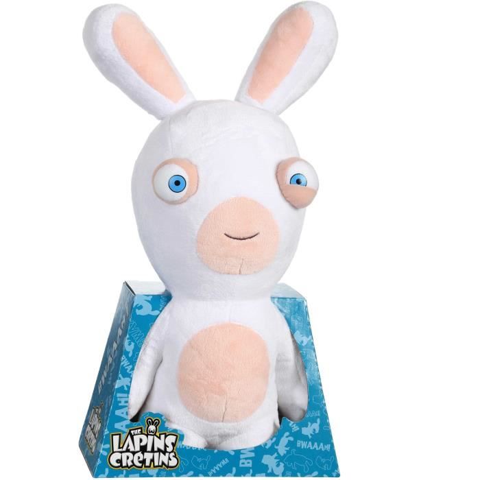 Peluche lapin crètin geant sales