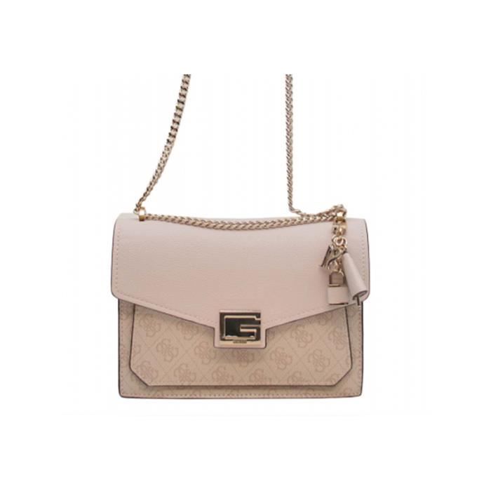 Sac bandouli re Guess 25 x 20 x 10 Beige Achat Vente Sac