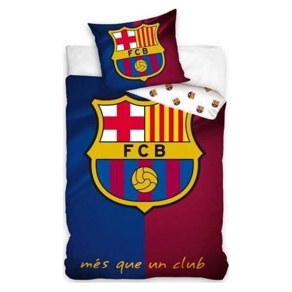 Serviette FC Barcelona 100% Coton - 70 X 140 Cm - Bleu Club - Serviette De Plage Ou De Sport