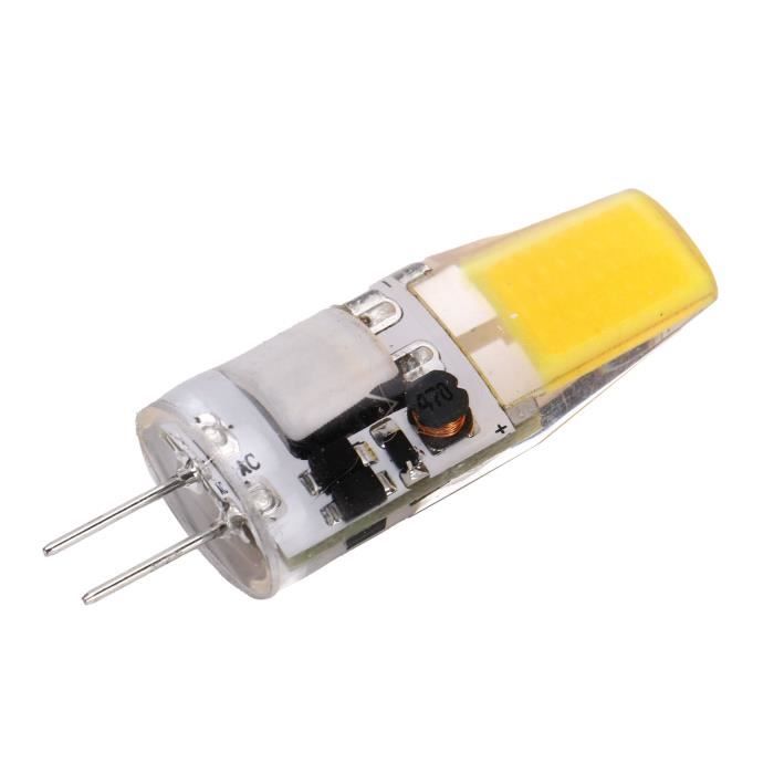 HURRISE ampoule G4 G4 LED COB Ampoule 5W 600LM Silicone Lustre Plafonnier Ampoule AC/DC 12V 4