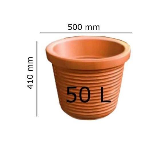 Pot De Fleurs Diametre 50 Cm Terre Cuite Plasti Achat Vente Jardiniere Bac A Fleur Pot De Fleurs Diametre 50 C Cdiscount