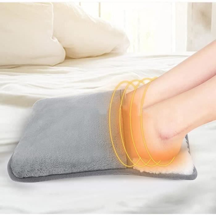 Chauffe-Pieds Electrique KIMISS - MOON - Tissu Doux pour la Peau