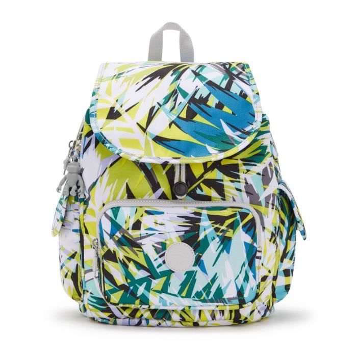 Kipling Basic Print City Pack Mini Backpack XS Bright Palm [138050] - sac à dos sac a dos Blanc
